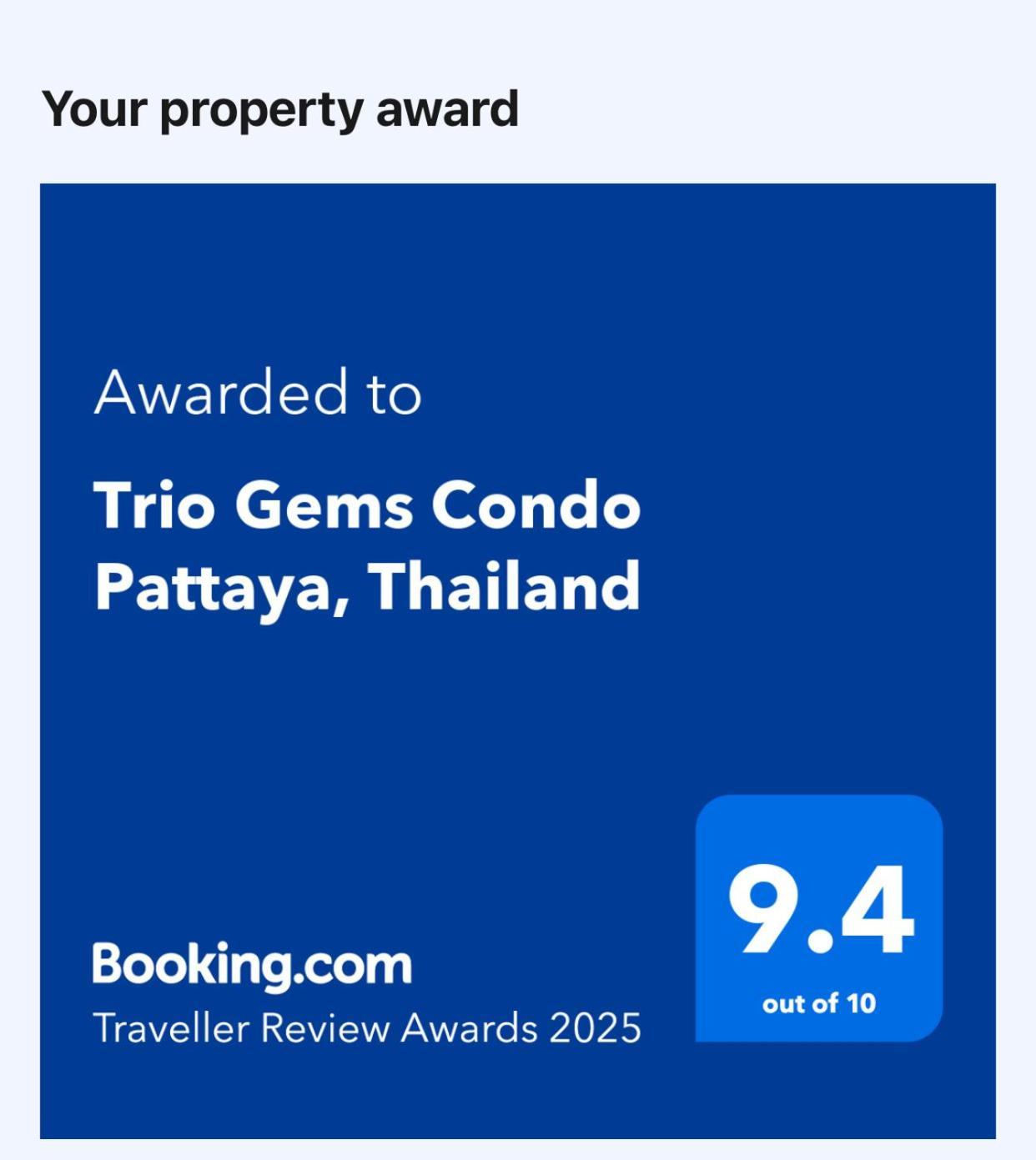 Trio Gems Condo Pattaya, Thailand ジョムティエンビーチ エクステリア 写真